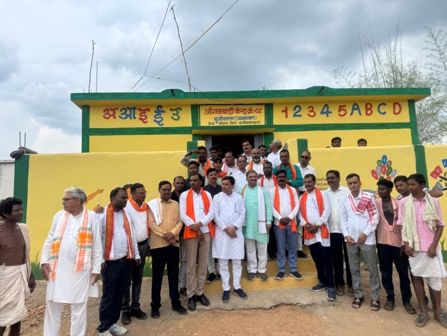 वनांचल के छुहीनाला और चोरभट्ठी में विकास कार्यों की सौगात, सांसद संतोष पांडेय ने किया लोकार्पण-भूमिपूजन