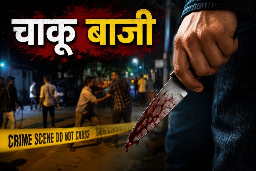 पुराने विवाद में युवक पर चाकू से हमला, राजधानी में बढ़ती चाकूबाजी की घटनाओं से चिंता