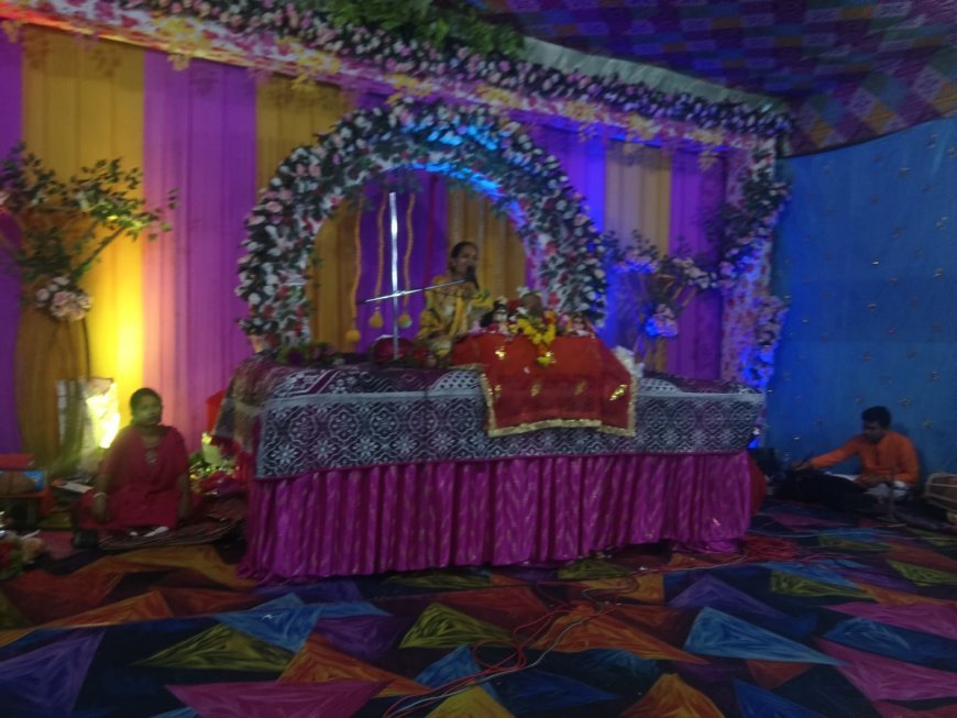 दंतेवाड़ा में शिव महापुराण कथा में गूंजे धर्म प्रसंग, जालंधर वध और शंखचूड़ कथा ने श्रद्धालुओं को किया भावविभोर