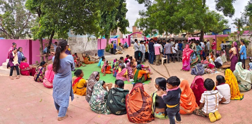 कोलियारी में अतिक्रमण हटाने की कार्रवाई पर ग्रामीणों का विरोध, प्रशासन से हुई लंबी चर्चा