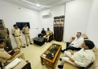 DIG रामकृष्ण साहू ने बेमेतरा कंट्रोल रूम का किया निरीक्षण, बेहतर पुलिसिंग के दिए सख्त निर्देश