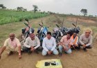 कबीरधाम में जुआ पर पुलिस की बड़ी कार्रवाई, छह जुआरी गिरफ्तार, नकदी और चार बाइक जब्त