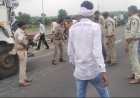 इंदौर-नागपुर हाईवे पर पेट्रोल टैंकर हादसा, केबिन में फंसे चालक को पुलिस ने सुरक्षित निकाला