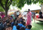 सपेरा बस्ती में बाल चौपाल, बच्चों ने सांप-सीढ़ी खेलकर सीखे बाल अधिकार और शिक्षा के महत्व