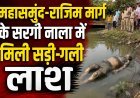 महासमुंद-राजिम मार्ग के सरगी नाला में मिली सड़ी-गली लाश, युवक की पहचान में जुटी पुलिस