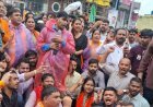 भाजपा के कांग्रेस कार्यालय घेराव के दौरान पुलिस ने छोड़े आंसू गैस के गोले, राजेश मूणत ने उठाए सवाल