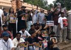 शिक्षा मंत्री गजेंद्र यादव के इस्तीफे की मांग को लेकर राजधानी में छात्रों का प्रदर्शन, एनएसयूआई ने किया समर्थन