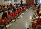 सावन में अमरकंटक के मृत्युंजय आश्रम में शिवभक्तों की सेवा, पहले दिन 500 कांवड़ियों ने किया प्रसादी ग्रहण