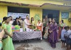 मारवाड़ी युवा मंच महिला संस्कृति शाखा ने बच्चों को बांटी पठन सामग्री, वृक्षारोपण कर दिया शिक्षा और पर्यावरण संरक्षण का संदेश