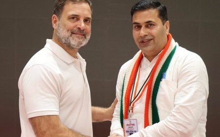 10 दिवसीय संगठनात्मक प्रशिक्षण से लौटे दुर्ग कांग्रेस अध्यक्ष धीरज बाकलीवाल, राहुल गांधी से की मुलाकात