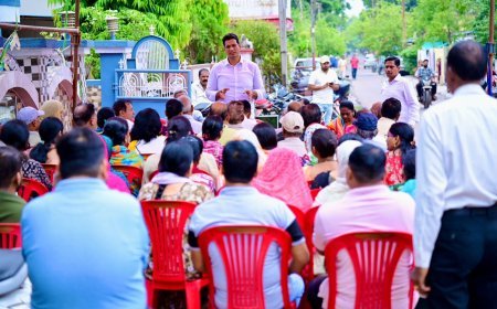 भिलाई की बसाहट बचाने जन-जन तक पहुंचे विधायक देवेंद्र यादव, सेक्टर-2 से शुरू किया जनसंपर्क अभियान