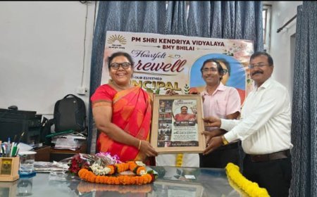 पीएम श्री केंद्रीय विद्यालय बीएमआई चरोदा की प्राचार्य प्रभा मिंज बनीं सहायक आयुक्त, मुंबई संभाग की मिली जिम्मेदारी