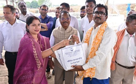 कृषि में नवाचार और आधुनिक तकनीक से किसानों की आय बढ़ाने पर जोर, रामविचार नेताम ने किया कुरूद कृषि महाविद्यालय का निरीक्षण