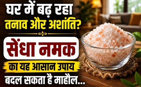 घर में तनाव और नकारात्मकता से राहत के लिए सेंधा नमक के उपाय, जानें क्या कहती हैं मान्यताएं