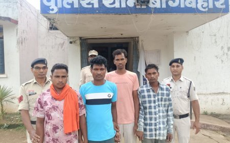 जशपुर में गौवंश वध मामले का खुलासा, चार आरोपी गिरफ्तार, दो की तलाश जारी