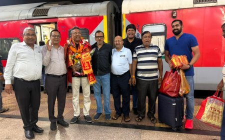रायपुर आगमन पर अखिल भारतीय अग्रवाल सम्मेलन के राष्ट्रीय अध्यक्ष बसंत मित्तल का भव्य स्वागत