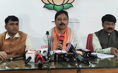 नकटी अतिक्रमण मामले में कांग्रेस पर भाजपा का पलटवार, अनुराग सिंहदेव ने लगाए झूठा नैरेटिव फैलाने के आरोप