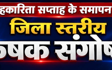 कवर्धा में 6 जुलाई को जिला स्तरीय कृषक संगोष्ठी, उप मुख्यमंत्री विजय शर्मा होंगे मुख्य अतिथि
