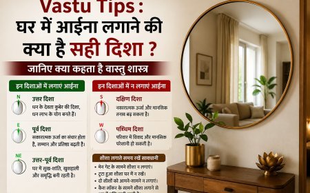 Vastu Tips: घर में आईना लगाने की सही दिशा क्या है? जानिए वास्तु शास्त्र के नियम