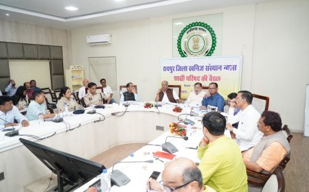 रायपुर DMF बैठक में बड़े फैसले, शिक्षा-स्वास्थ्य और पेयजल पर 37 करोड़ के विकास कार्य