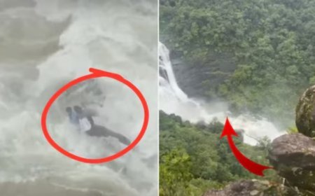 कर्नाटक के मल्लल्ली फॉल्स में फंसे कॉलेज छात्रों का सफल रेस्क्यू, बड़ा हादसा टला