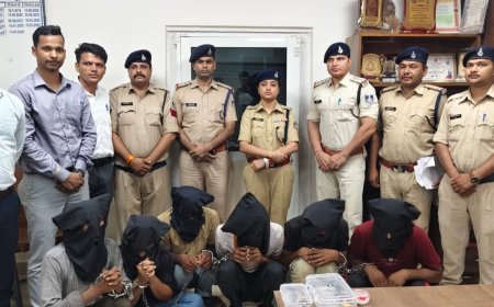 किन्नर बनकर डकैती करने वाले 6 आरोपी गिरफ्तार, लूटा गया सोना और हथियार बरामद