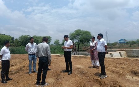 निर्माण कार्यों का निरीक्षण करने ग्राम पंचायतों पहुंचे जिला पंचायत सीईओ, गुणवत्ता और समयसीमा पर दिया जोर