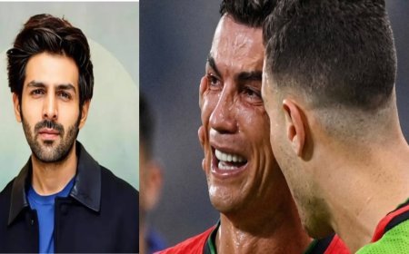 पुर्तगाल की हार से टूटा कार्तिक आर्यन का दिल, क्रिस्टियानो रोनाल्डो के लिए शेयर किया भावुक पोस्ट