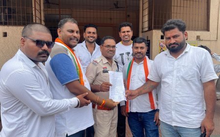 भाजपा प्रवक्ता गौरीशंकर श्रीवास पर कार्रवाई की मांग, कांग्रेस कार्यकर्ताओं ने उरला थाने में सौंपा ज्ञापन