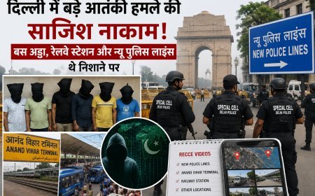 दिल्ली में कथित आतंकी साजिश का खुलासा, स्पेशल सेल ने छह संदिग्धों से पूछताछ में जुटाई अहम जानकारियां