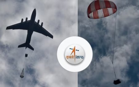 गगनयान मिशन से पहले ISRO को बड़ी सफलता, मुख्य पैराशूट सिस्टम का परीक्षण सफल