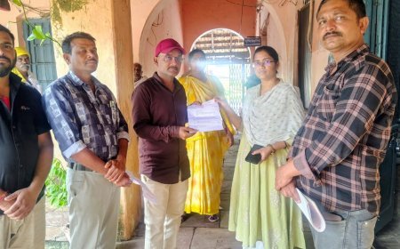 ग्रीष्मकालीन मूंग-उड़द खरीदी की समस्याओं को लेकर भारतीय किसान संघ ने सौंपा ज्ञापन