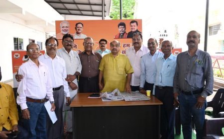 छत्तीसगढ़ अधिकारी–कर्मचारी पेंशनर्स एसोसिएशन ने विधायक पुरन्दर मिश्रा से की सौजन्य भेंट, जनहित के मुद्दों पर हुई चर्चा