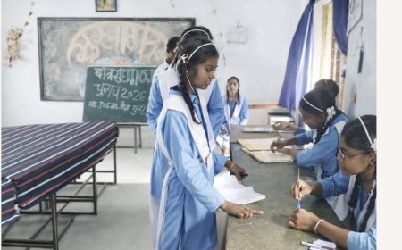 शासकीय हाई स्कूल छुही में लोकतांत्रिक पद्धति से छात्र परिषद का चुनाव संपन्न