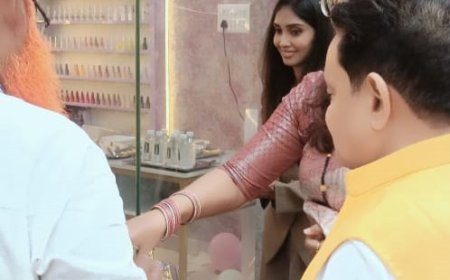रायपुर के शंकर नगर में 'Nails by Sakina Beauty' का शुभारंभ, विधायक संपत अग्रवाल ने किया उद्घाटन