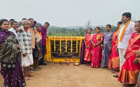 नारायणपुर में 7.75 करोड़ की लागत से कुक्कुर नदी पर हाई लेवल ब्रिज का भूमिपूजन