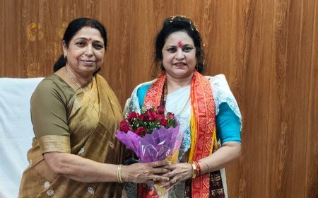 छत्तीसगढ़ राज्य महिला आयोग की अध्यक्ष ममता साहू से सौजन्य मुलाकात, नई जिम्मेदारी के लिए दी शुभकामनाएं