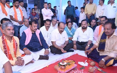 भिंभौरी को मिली महाविद्यालय और सामुदायिक भवन की सौगात, उप मुख्यमंत्री अरुण साव ने 5 करोड़ के विकास कार्यों की घोषणा
