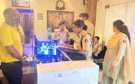 रायपुर में स्पा सेंटरों पर पुलिस की आकस्मिक कार्रवाई, 10 केंद्रों की जांच
