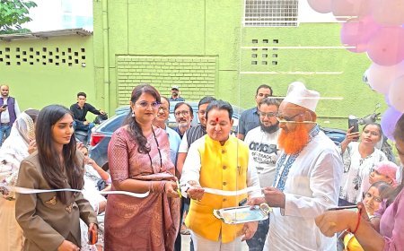 रायपुर में ‘नेल्स बाय सकीना’ शोरूम का शुभारंभ, विधायक संपत अग्रवाल और सैय्यद सलमा रहे शामिल