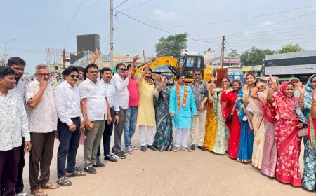 बालोद के नया बस स्टैंड में 23 लाख की नाली निर्माण का भूमि पूजन, जलभराव से मिलेगी राहत