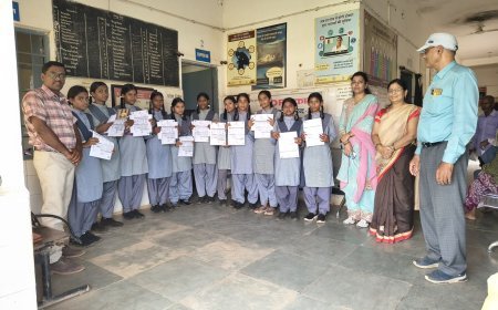 विशेष HPV टीकाकरण सप्ताह की शुरुआत, धमकी हाई स्कूल की 17 किशोरियों को लगा जीवनरक्षक टीका