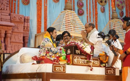 श्रीमद्भागवत कथा से समाज में संस्कार और सद्भाव मजबूत होता है : पुरन्दर मिश्रा