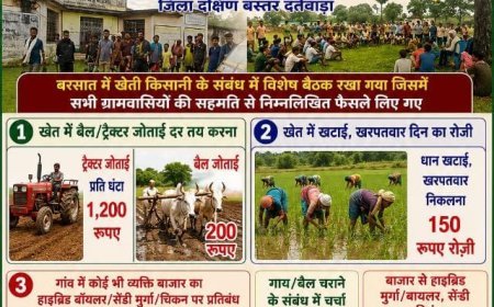 बड़े बेड़मा में खेती-किसानी के लिए बने नए नियम, मुर्गा सेवन पर 10 हजार जुर्माना