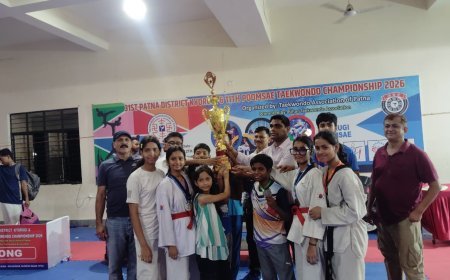 31वीं पटना जिला स्तरीय ताइक्वांडो प्रतियोगिता में आईटीसी क्लब बना ओवरऑल चैंपियन