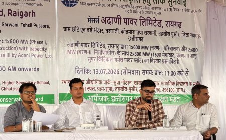 अदाणी पावर फेज-III विस्तार परियोजना को जनसुनवाई में व्यापक समर्थन, रोजगार और विकास की उम्मीद