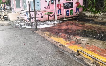 जनशिकायत पर निगम की त्वरित कार्रवाई, खालसा स्कूल के पास पिंक टॉयलेट परिसर में चला विशेष सफाई अभियान