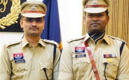 संदीप कुमार पटेल ने नारायणपुर के 24वें पुलिस अधीक्षक के रूप में संभाला कार्यभार