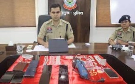 महासमुंद पुलिस ने तीन बड़ी चोरी की वारदातों का किया खुलासा, 12 आरोपी गिरफ्तार, 21.39 लाख की संपत्ति बरामद