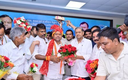 कांग्रेस कार्यकर्ताओं ने सादगी के साथ मनाया दीपक बैज का जन्मदिन, रक्तदान कर दिया सेवा का संदेश